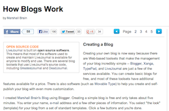 How Blogs Work
